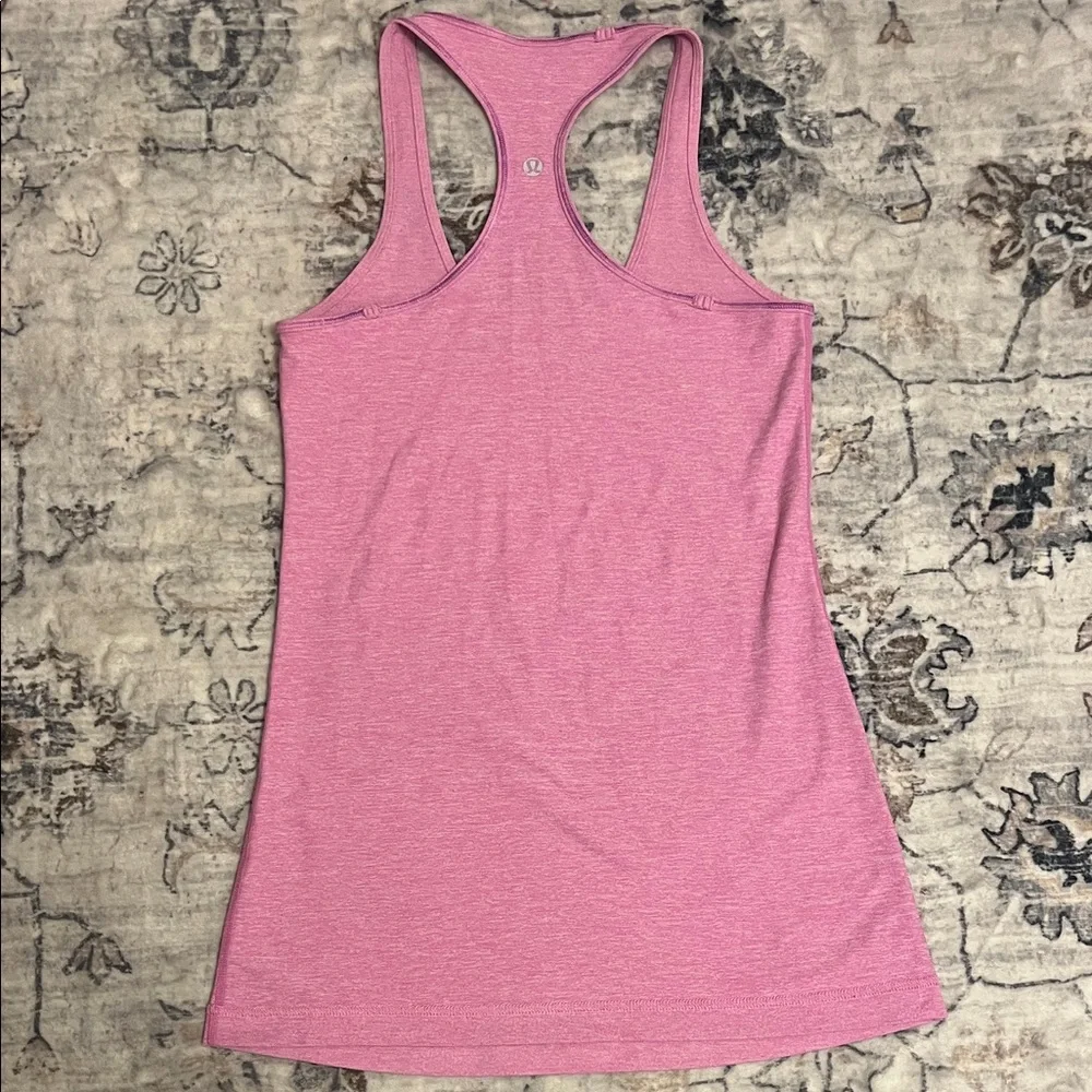lululemon athletica Heathered Pink Racerback Tank - Picture 6 of 9